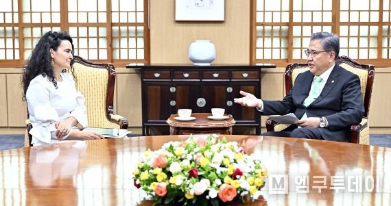 박진 외교부장관, 녹색기후기금(GCF) 사무총장 면담