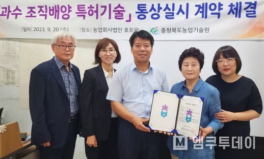 충북도 ‘사과 바이러스 무병묘’조직배양 기술로 보급 가속화
