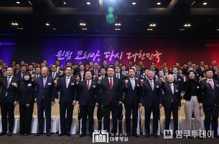 1월 2일 윤석열 대통령은 ‘2024년 경제계 신년 인사회’에 참석했다.