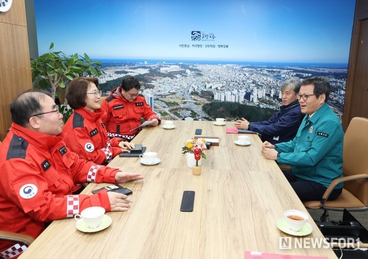 산림청 차장 방문 강릉시 산불대응태세 점검