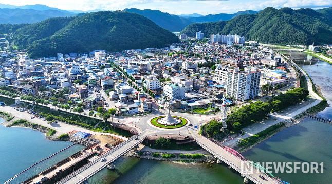 화천읍 시가지