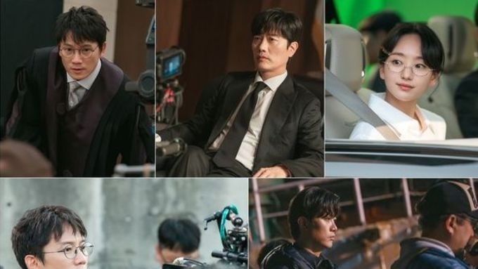 '판사 이한영' 지성-박희순-원진아, 카메라 앞 진지함 폭발! 촬영 비하인드 컷 大공개!