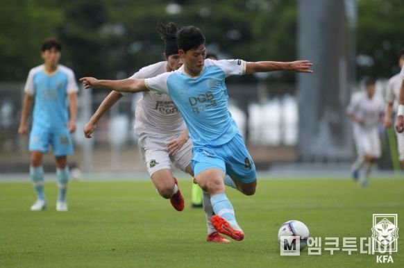 세종바네스FC전에서 멀티골을 기록한 대구FC 김리관.
