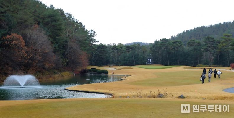 2023년 'LG SIGNATURE 플레이어스 챔피언십'이 열렸던 11번홀 모습