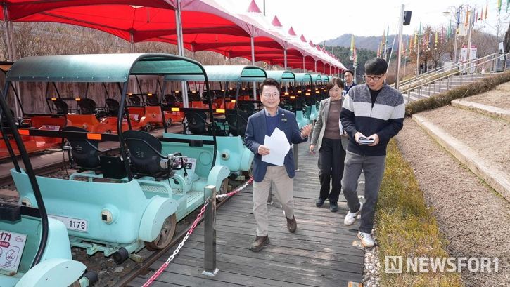 육동한 춘천시장, 봄맞이 문화·관광시설 안전점검